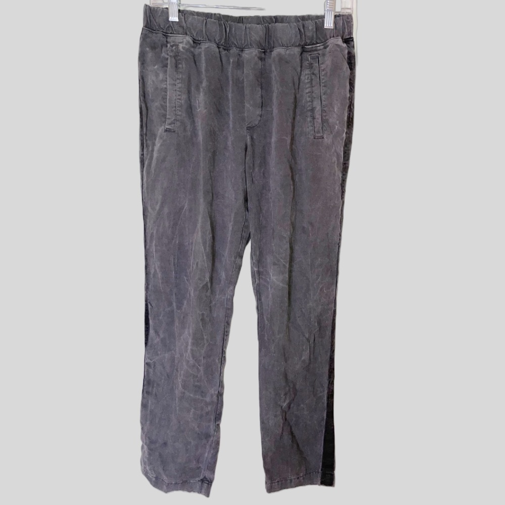 Anthropologie Cloth & Stone Grey Pull-On Straight Leg Pants Size XS